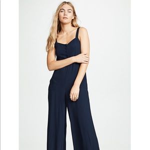 NWT Madewell smocked button font jumpsuit